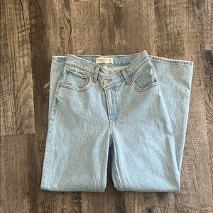Abercrombie & Fitch Light Blue Straight Leg Jeans